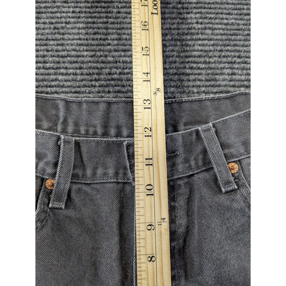 Levi's 550 Relaxed Fit Jeans Mens 36x36 Gray Denim Cotton Mid Rise Straight Leg - Picture 13 of 16